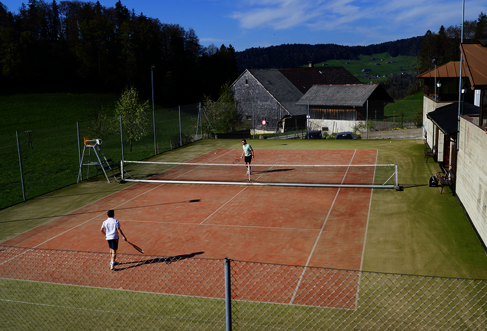 St. Hubertus B&B Großdorf - Urlaub im Bregenzerwald - Tennisplatz